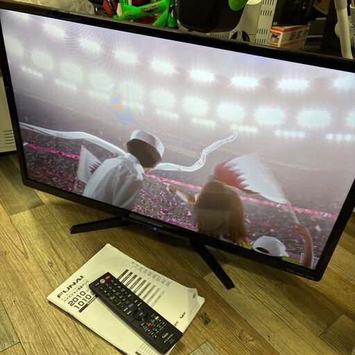 美品 FUNAI フナイ 32V型液晶テレビ FL-32H2010 2020年製 HDD500GB搭載 ダブルチューナー 船井電気