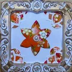 雅　曼荼羅友禅和紙アート&四柱推命の画像