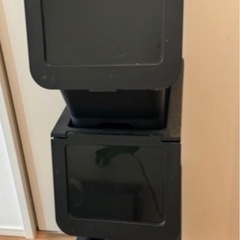 IKEA フィッラ　蓋付き収納ボックス3個セット