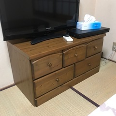 収納　引き出し　テレビ台