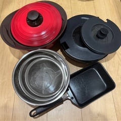 フライパンや鍋などの調理器具