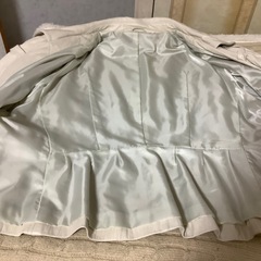 昭和レトロ　羊革　ラムレザー　ジャケット　アイボリー 17Rの画像