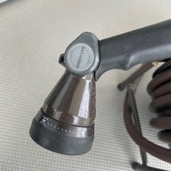 【受渡し決定】グリーンライフ ホースリール ホース 30m 大流量ノズル 耐久性が高いスチール製 ホース内径15㎜ ブラウン おしゃれ HR-L30D(BR)の画像