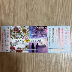 よみうりランド併設　HANA BIYORIはなびより　ご招待券1枚