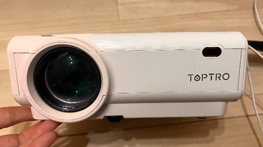 ①TOPTRO プロジェクター WIFIでスマホに直接接続 8500lm Bluetooth5.0対応 小型