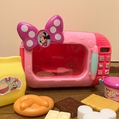 【お譲りします】ミニーマウス電子レンジセット(一部故障有)