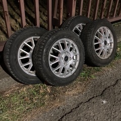 🌟アルミホイール. タイヤ 4本SET（中古）【 13インチ 🛞...