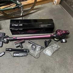  orage オラージュ コードレススティック&ハンディー コードレスサイクロン掃除機 c33 ピンク の画像