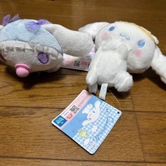 新品未使用タグ付き シナモロール ぬいぐるみセット