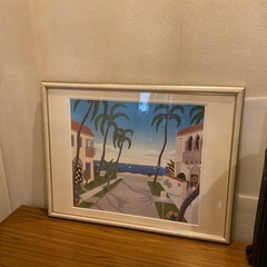 早急に引取り来れる方　90×68 絵　額縁付　
