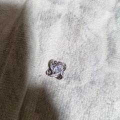 j→→→m43-3/チェーン無し/刻印/ブリリアントカットスクリューアーチペンダントネックレスC＊Bの画像