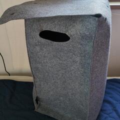 なんでもポイポイ！お片付けに最適なフェルト製物置き場の画像