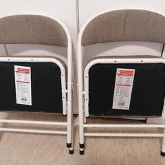 ローテーブル用折りたたみイス  2 脚セットの画像