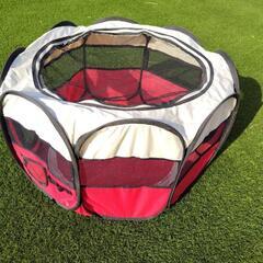ペット用サークル折りたたみ式　高さ42cm，直径62cmの画像