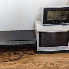 2口IHコンロ　オーブンレンジ　トースター