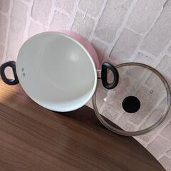 京セラ　ガス火用セラミック鍋24cm　CN-G24B-WPKの画像