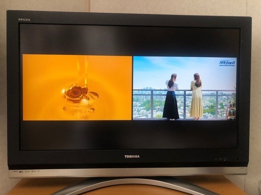 テレビ 東芝 TOSHIBA 37Z2000 2画面表示