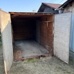 中古コンテナ倉庫　傷みあり　引き取り限定の画像