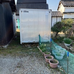 中古コンテナ倉庫　傷みあり　引き取り限定の画像