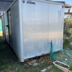 中古コンテナ倉庫　傷みあり　引き取り限定の画像