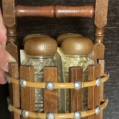 新品未使用　スパイス容器とラックの画像