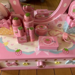 マザーガーデン木製ドレッサー、(おまけ)おもちゃトースターの画像