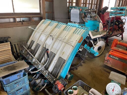 【値下げ】埼玉行田 クボタ ５条植 田植機 EP50 田植 乗用 ガソリン 田植え機 程度良好 農業機械 中古品