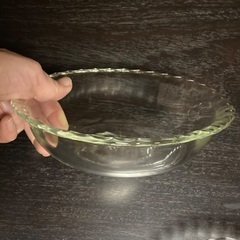 新品未使用　深ガラス皿2枚の画像