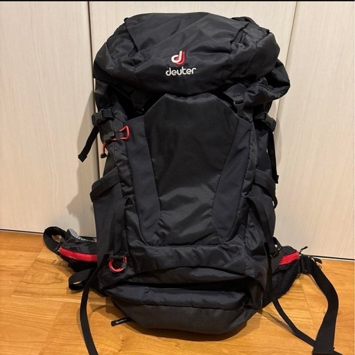 deuter 黒 バックパック 28+5レインカバー内蔵