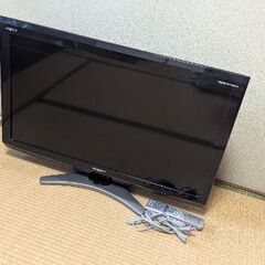 【1000円】AQUOS 32型液晶テレビ【リモコン、B−CASカード付】の画像