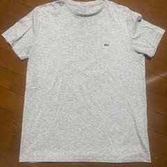 激安　ラコステ　Tシャツ　メンズ　半袖　グレー　服