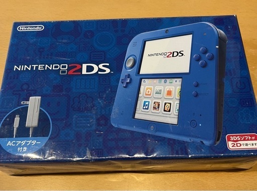 未使用品　ニンテンドー　2DS ブルー