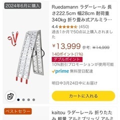 （相談中）Ruedamann ラダーレールの画像