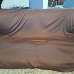 2人掛けリクライニングローソファの画像