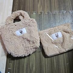 31アイスクリーム　ボアトートバッグ　2点