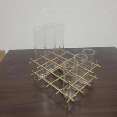 試験管型フラワーベース