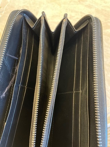 ボッテガ　ヴォッテガ　BOTTEGA VENETA 長財布　ラウンドファスナー