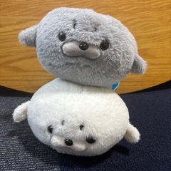 ふわふわアザラシぬいぐるみの画像