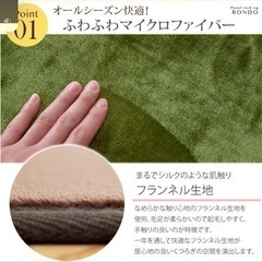 【お取引き中】ホットカーペット＆ラグ200×250cm アイスグレーの画像