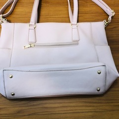 春カラー　ピンク トートバッグ  ショルダー 2WAYの画像
