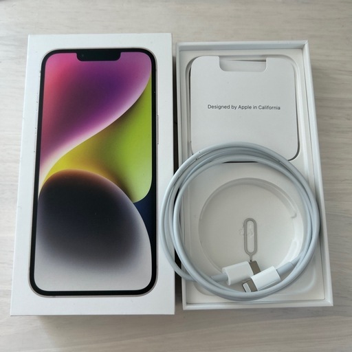 【美品】iPhone14 128GB SIMフリー　バッテリー残量90% 美品】iPhone14 128GB SIMフリー バッテリー残量90%の通販はau PAY