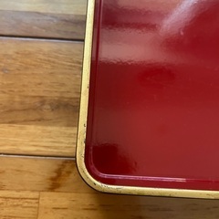 重箱　8寸二段重　黒内朱の画像