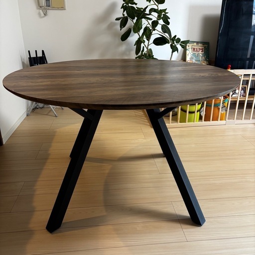 ダイニングテーブル　円卓　丸テーブル　120cm　丸