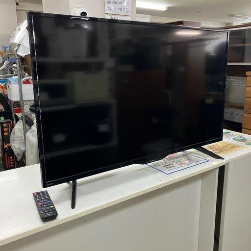 ロ2503-753 SHARP 液晶カラーテレビ 40インチ 2019年製 リモコンあり 中古 視聴確認済み