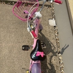 美品　子ども　自転車　14インチ　室石川の画像