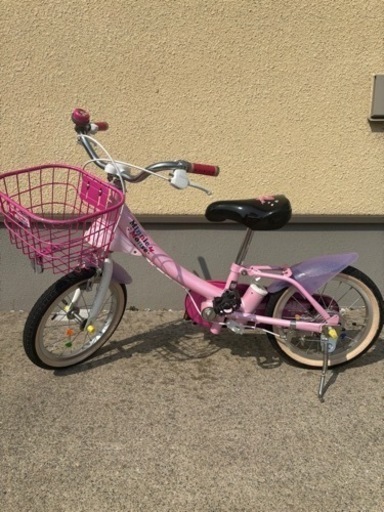 美品　子ども　自転車　14インチ　室石川