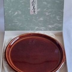 [4月末迄掲載予定] 伝統工芸 飛騨春慶 漆器 お盆 (直径約2...