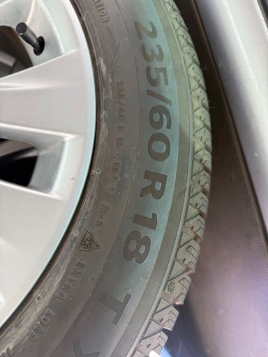 235/60/R18スタッドレスタイヤバリ溝トヨタ純正ホイール4本セット 2026 