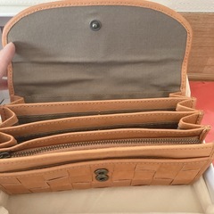 新品未使用　財布 レディース 長財布 大容量 革 レザー ズッケロ おまけエコバッグ付きの画像