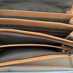 新品未使用　財布 レディース 長財布 大容量 革 レザー ズッケロ おまけエコバッグ付きの画像